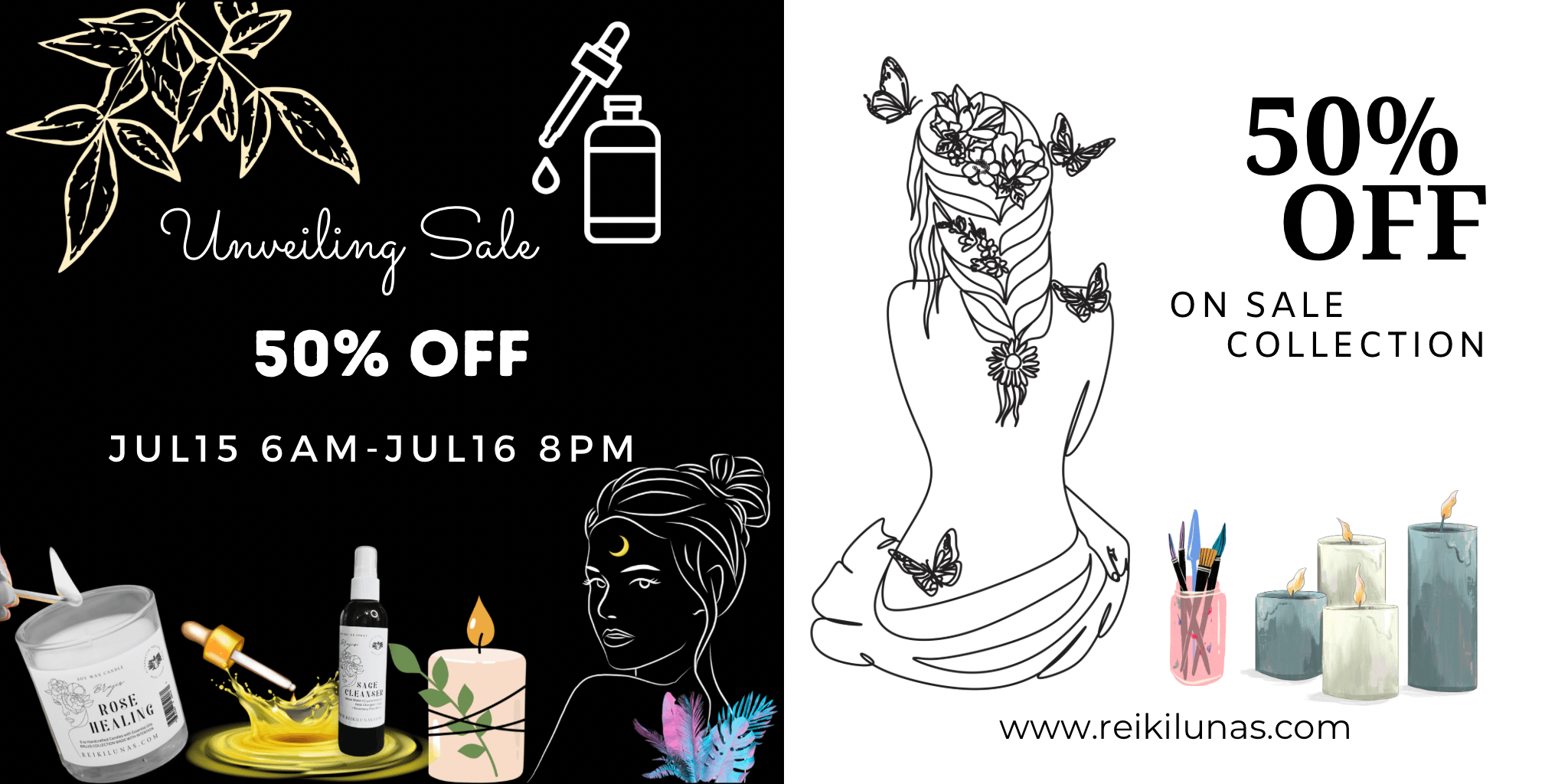 Exciting News: Reiki Lunas Unveils Its Website! Enjoy 50% OFF on Best Sellers during the Unveiling Event! - Reiki Lunas Shop