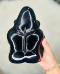 Load image into Gallery viewer, Rainbow Obsidian Gorilla Statement Piece, Natural Crystal - REIKI LUNAS, CRAFTS & ARTISAN
