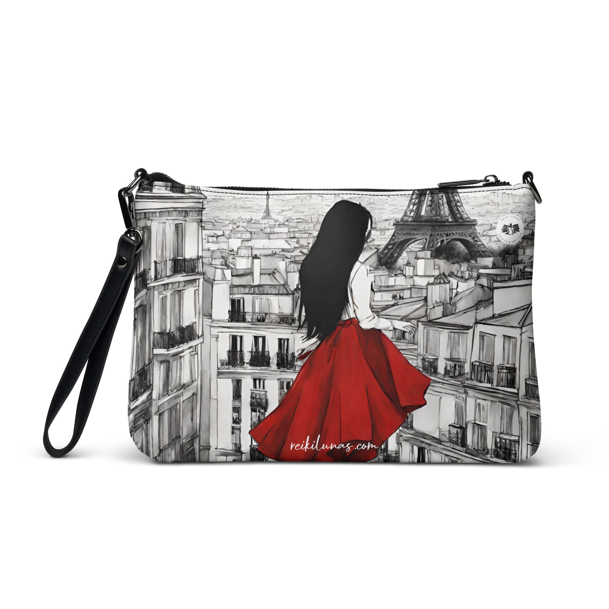 She is Paris Crossbody bag- Red - REIKI LUNAS, CRAFTS & ARTISAN