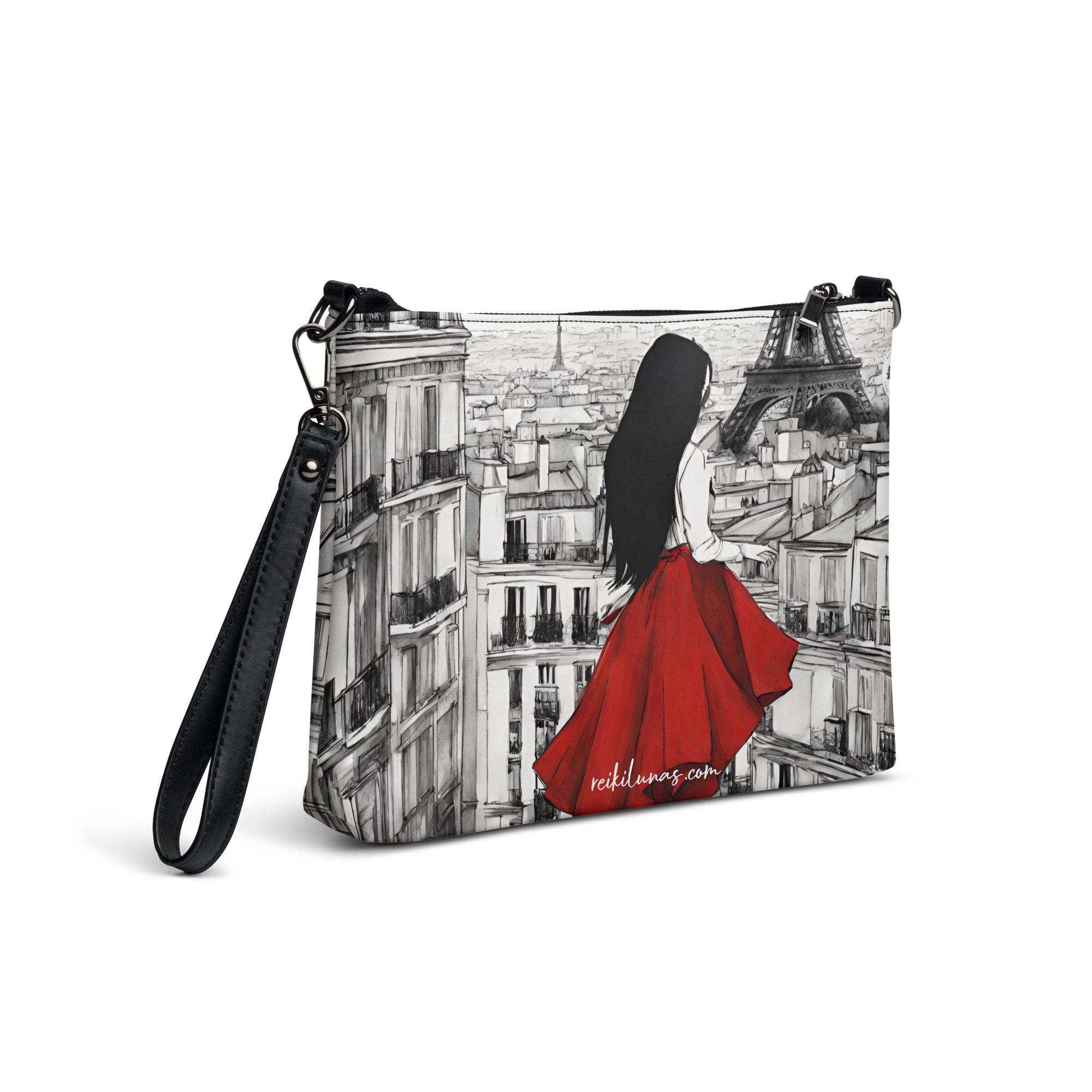 She is Paris Crossbody bag- Red - REIKI LUNAS, CRAFTS & ARTISAN