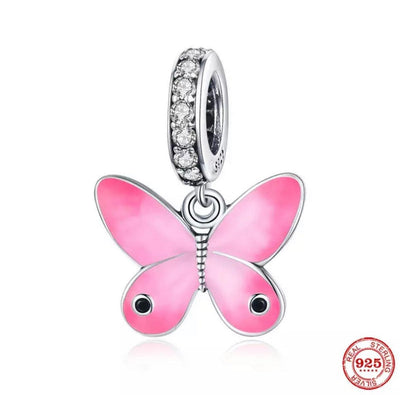 925 Sterling Silver Butterfly Charm/Gift - Blu Lunas Shoppe