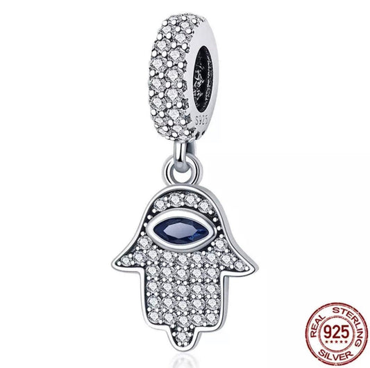 925 Sterling Silver Lotus Charm - Blu Lunas Shoppe