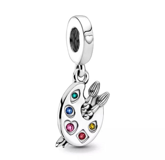 925 Sterling Silver the artist Charm/Gift - Blu Lunas Shoppe