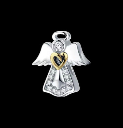 Angel Charm Necklace/Choker - Blu Lunas Shoppe