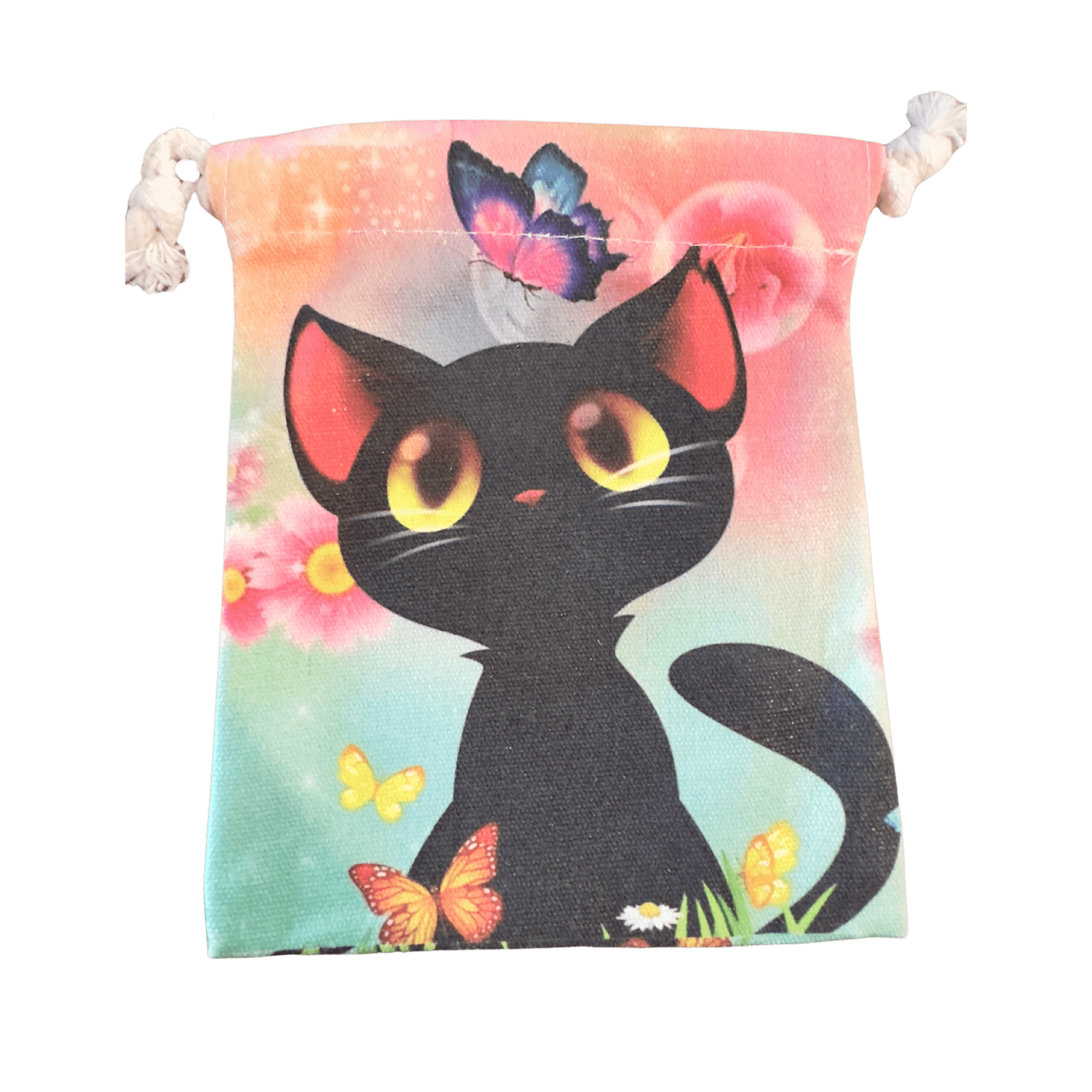 Black Kitty Pouch - Blu Lunas Shoppe