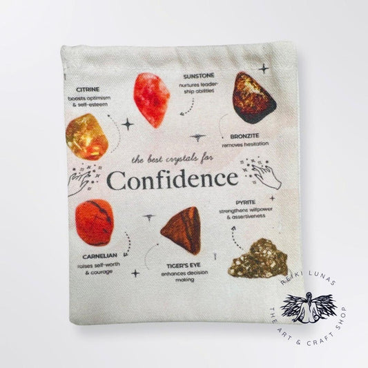 Confidence Tarot and Crystal Bag - Blu Lunas Shoppe
