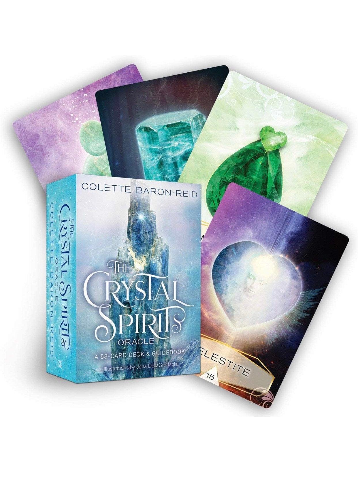 Crystal Spirits Oracle: A 58-Card Deck and Guidebook, Original from England. - Blu Lunas Shoppe