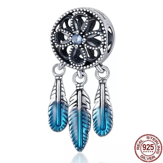 Dream Catcher Charm Necklace/Choker - Blu Lunas Shoppe