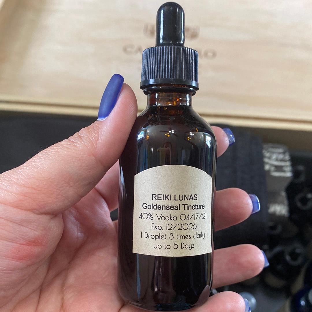 Goldenseal, Natural Antibiotic Tincture by Reiki Lunas - Blu Lunas Shoppe