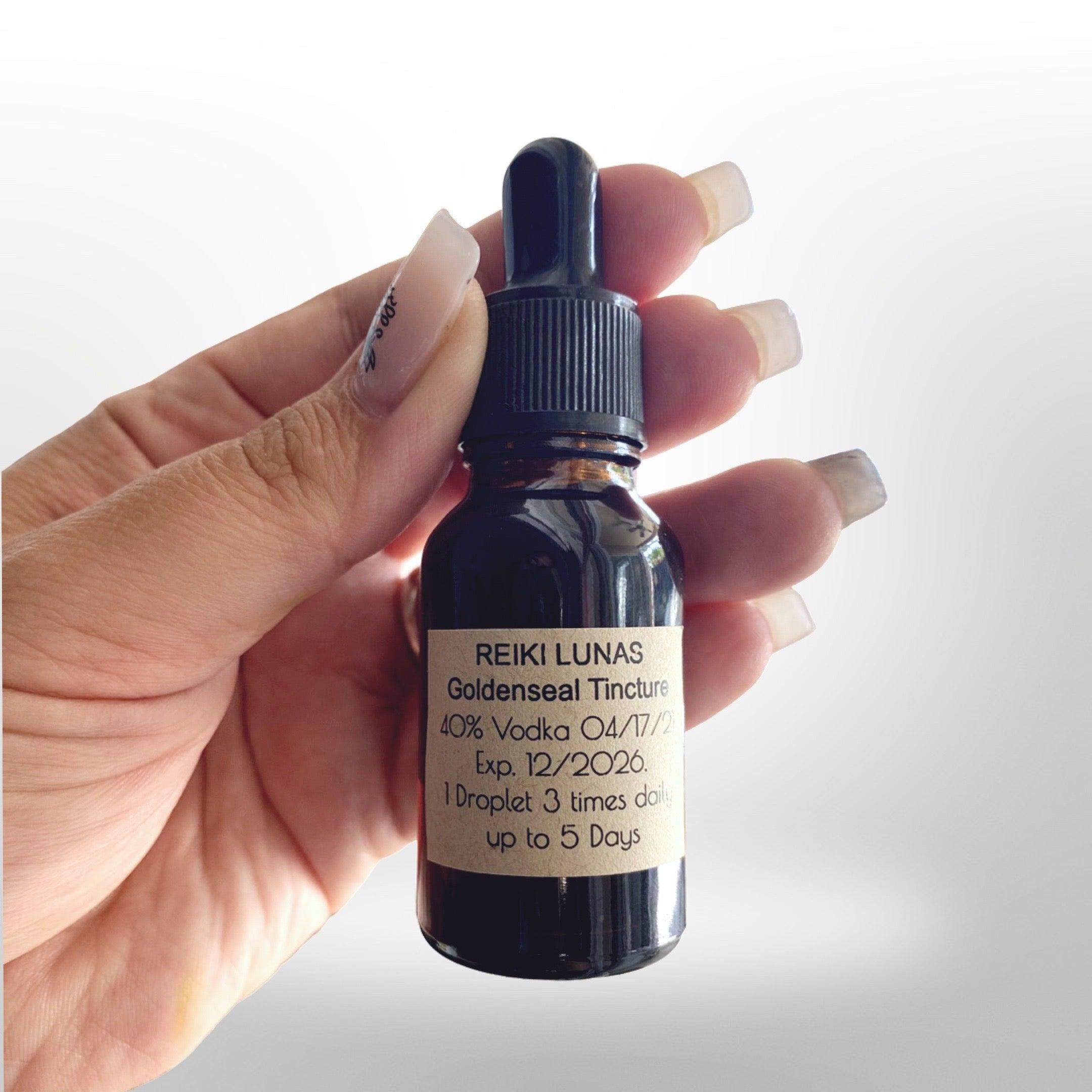 Goldenseal, Natural Antibiotic Tincture by Reiki Lunas - Blu Lunas Shoppe