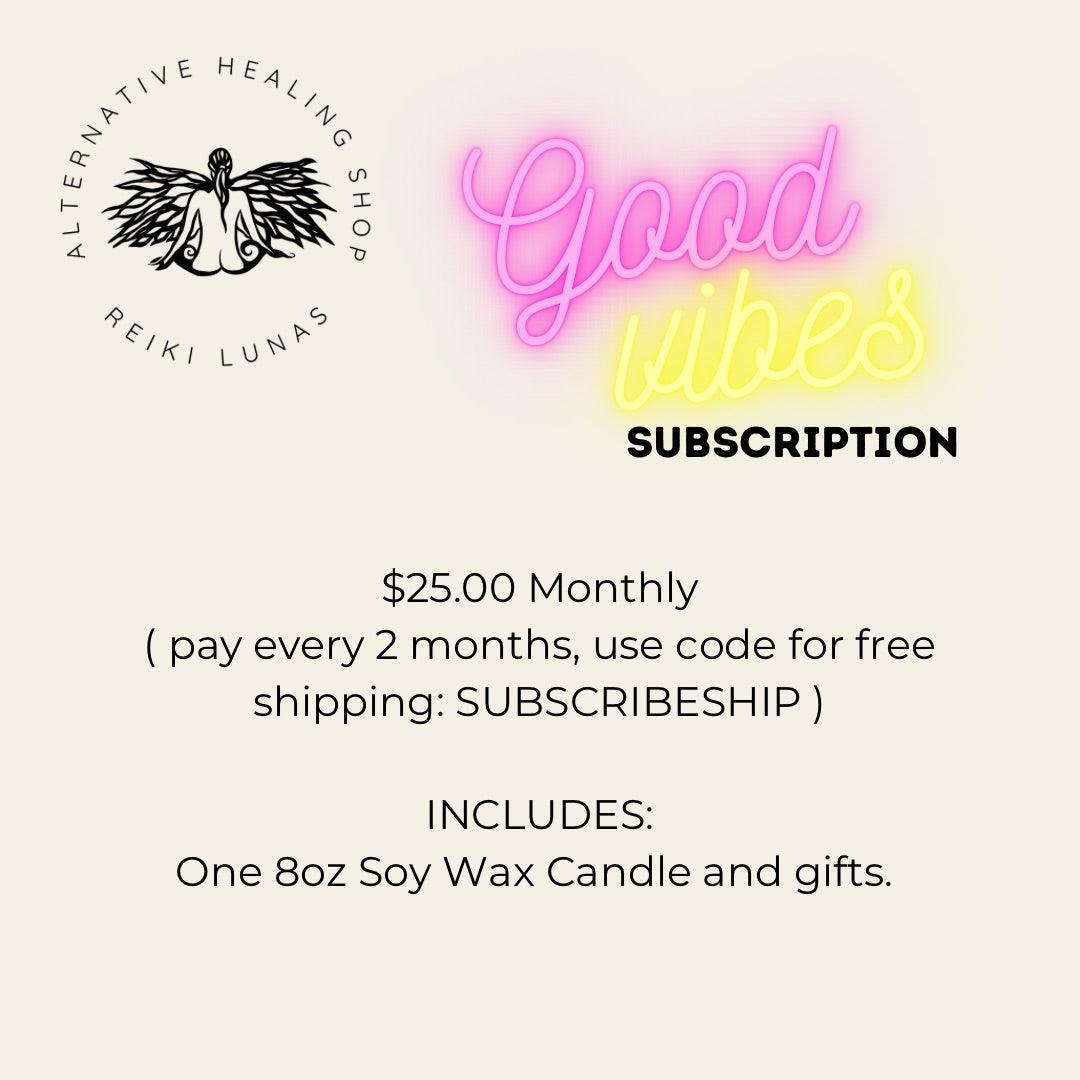 Good Vibes Subscription - Blu Lunas Shoppe