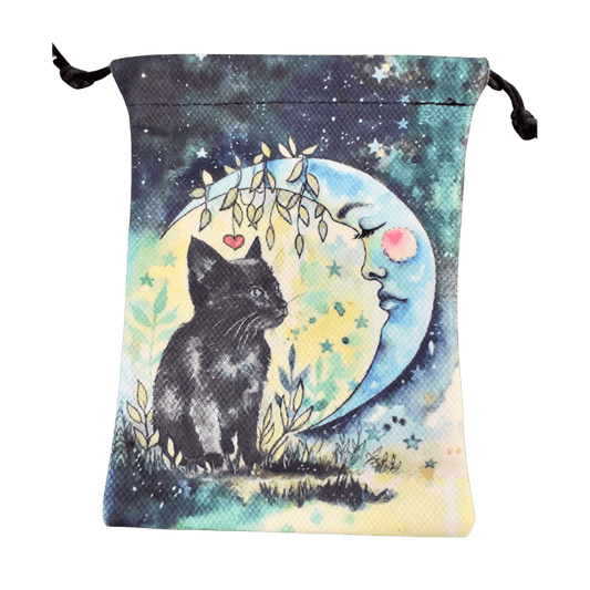 Moon Kitty Pouch - Blu Lunas Shoppe