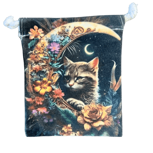 Moon Kitty Pouch - Blu Lunas Shoppe