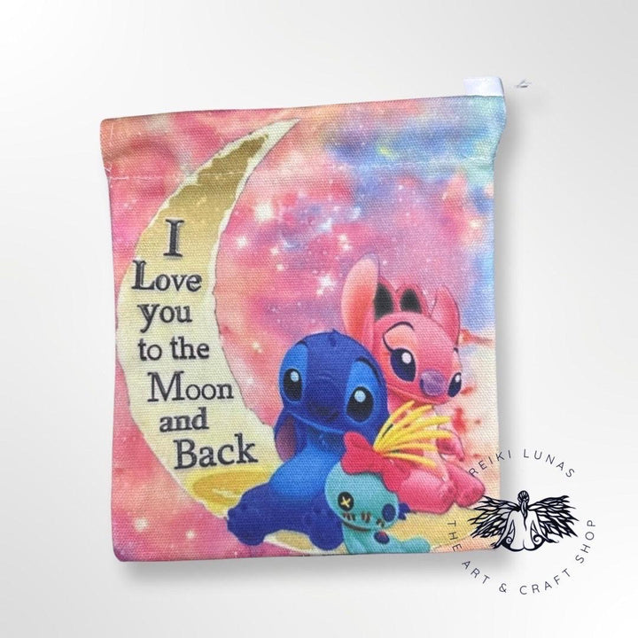 Moon Stitch Tarot and Crystal Bag - Blu Lunas Shoppe
