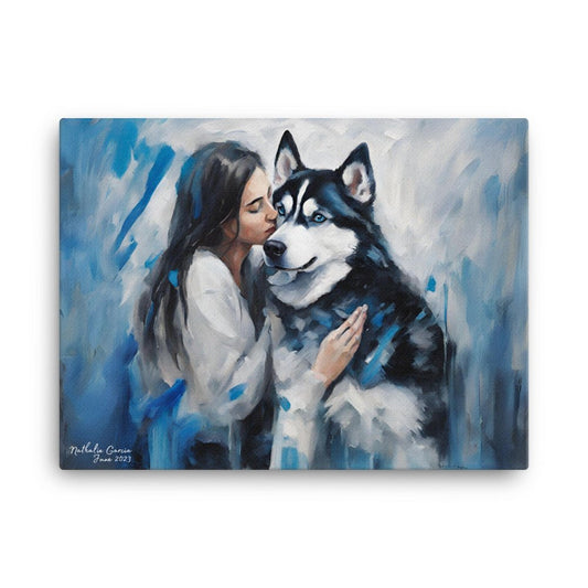 My Best Friend Canvas Print - Blu Lunas Shoppe