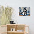 Load image into Gallery viewer, OM Husky, Canvas Print - Blu Lunas Shoppe
