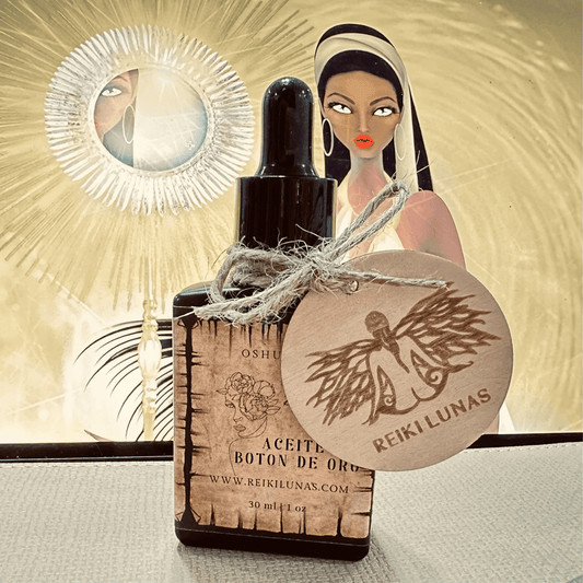 Oshun Anointing Oil, Botón de Oro - Blu Lunas Shoppe