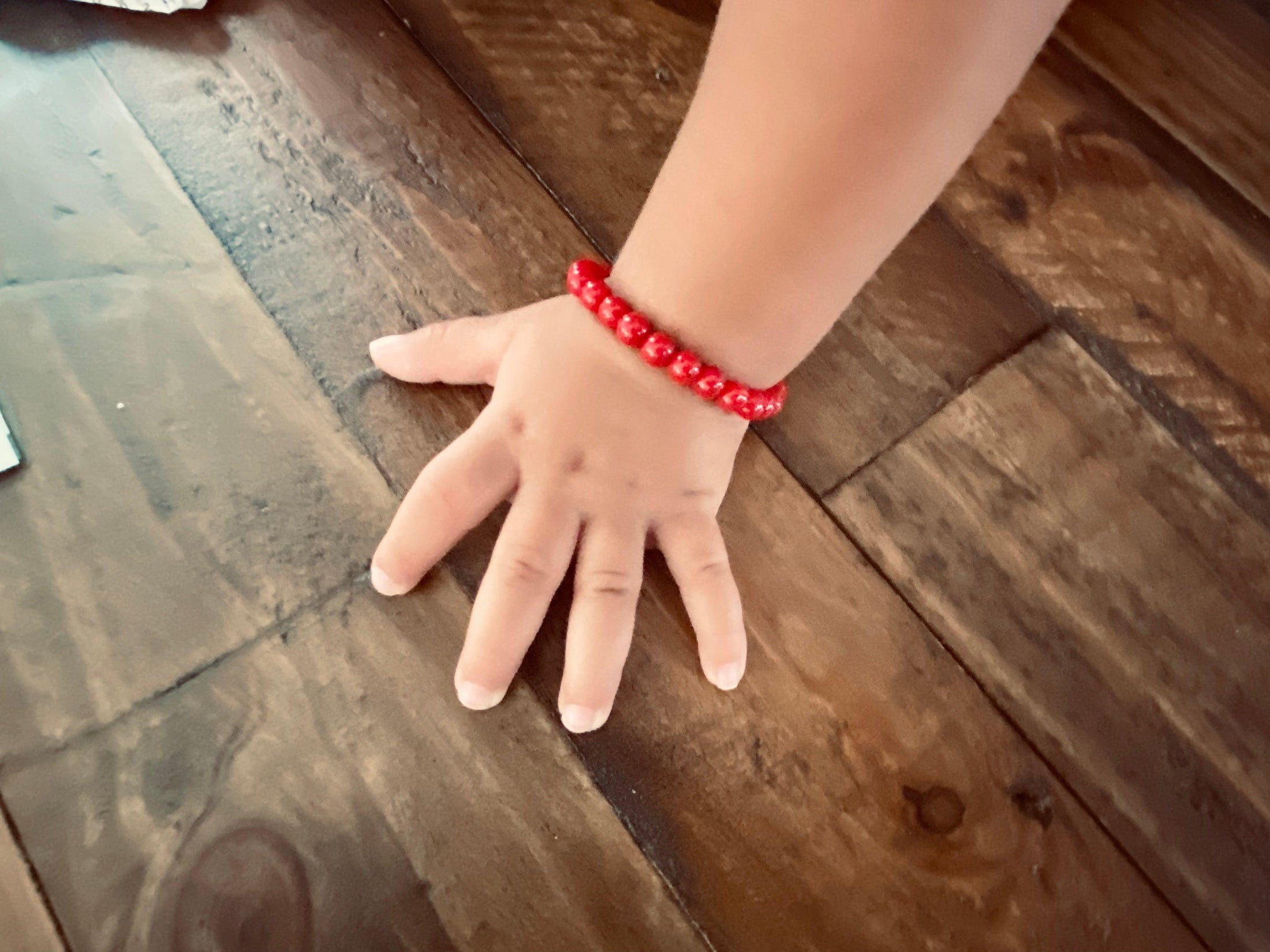 Red Coral Gemstones Custom Bracelet - Blu Lunas Shoppe