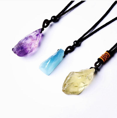 Reiki Charged Crystal Necklace - Blu Lunas Shoppe