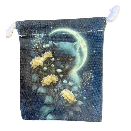 Romantic Moon Kitty Pouch - Blu Lunas Shoppe