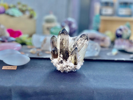 Smokey Quartz Cluster, zen crystals - Blu Lunas Shoppe