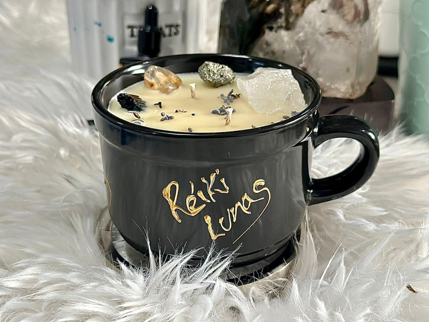 The Lovers 20oz Candle with a Dream Catcher Silver 925 Charm - Blu Lunas Shoppe