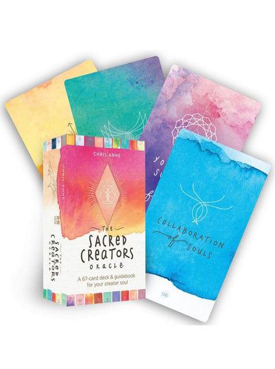 The Sacred Creators Oracle by Chris Anne with Guidebook, Original from England - Blu Lunas Shoppe
