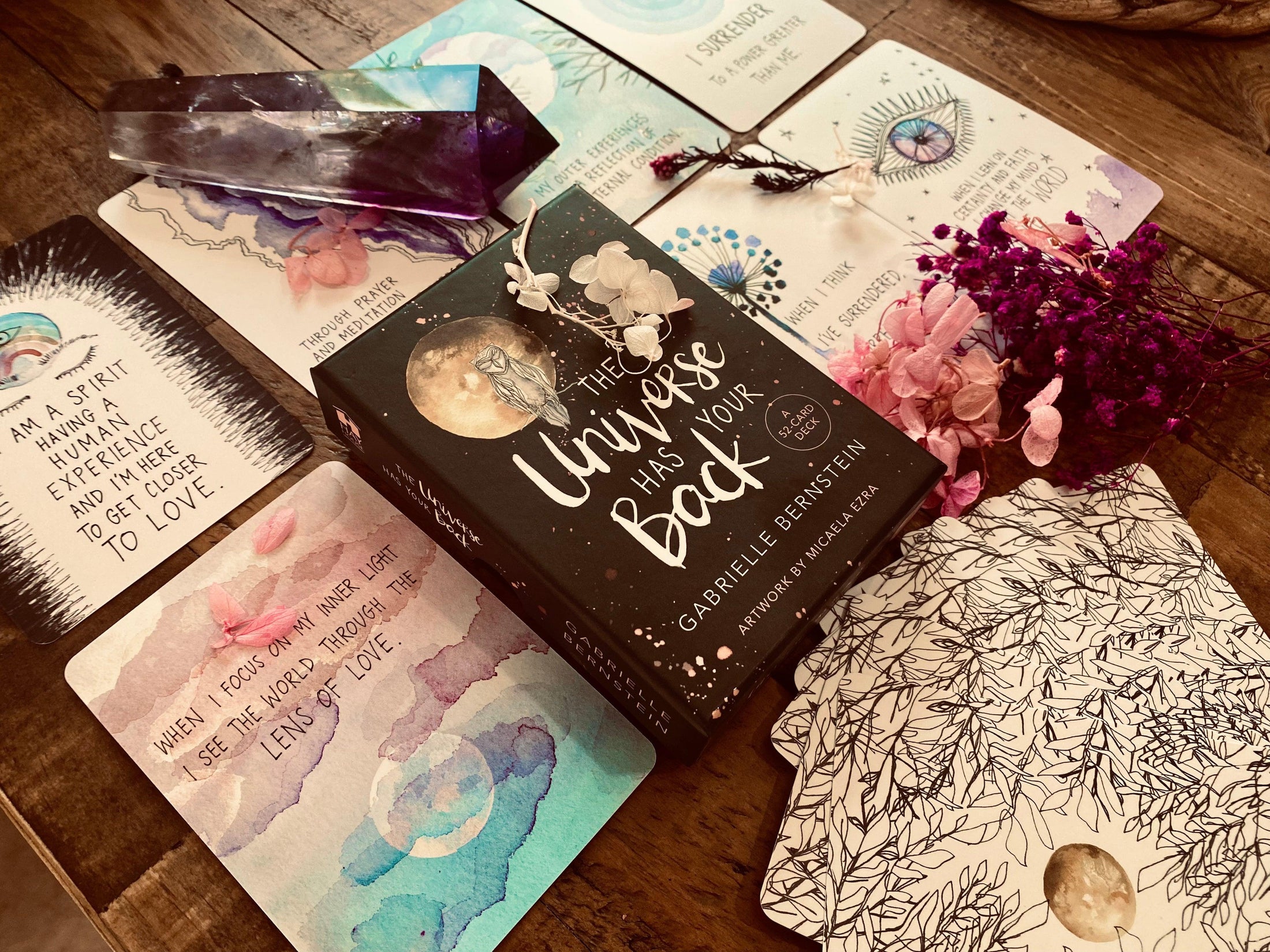 The Universe Has Your Back by Gabrielle Bernstein: Transform Fear to Faith and Guidebook, Original from England. - Blu Lunas Shoppe