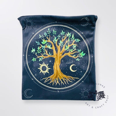 Tree Life Tarot and Crystal Bag - Blu Lunas Shoppe