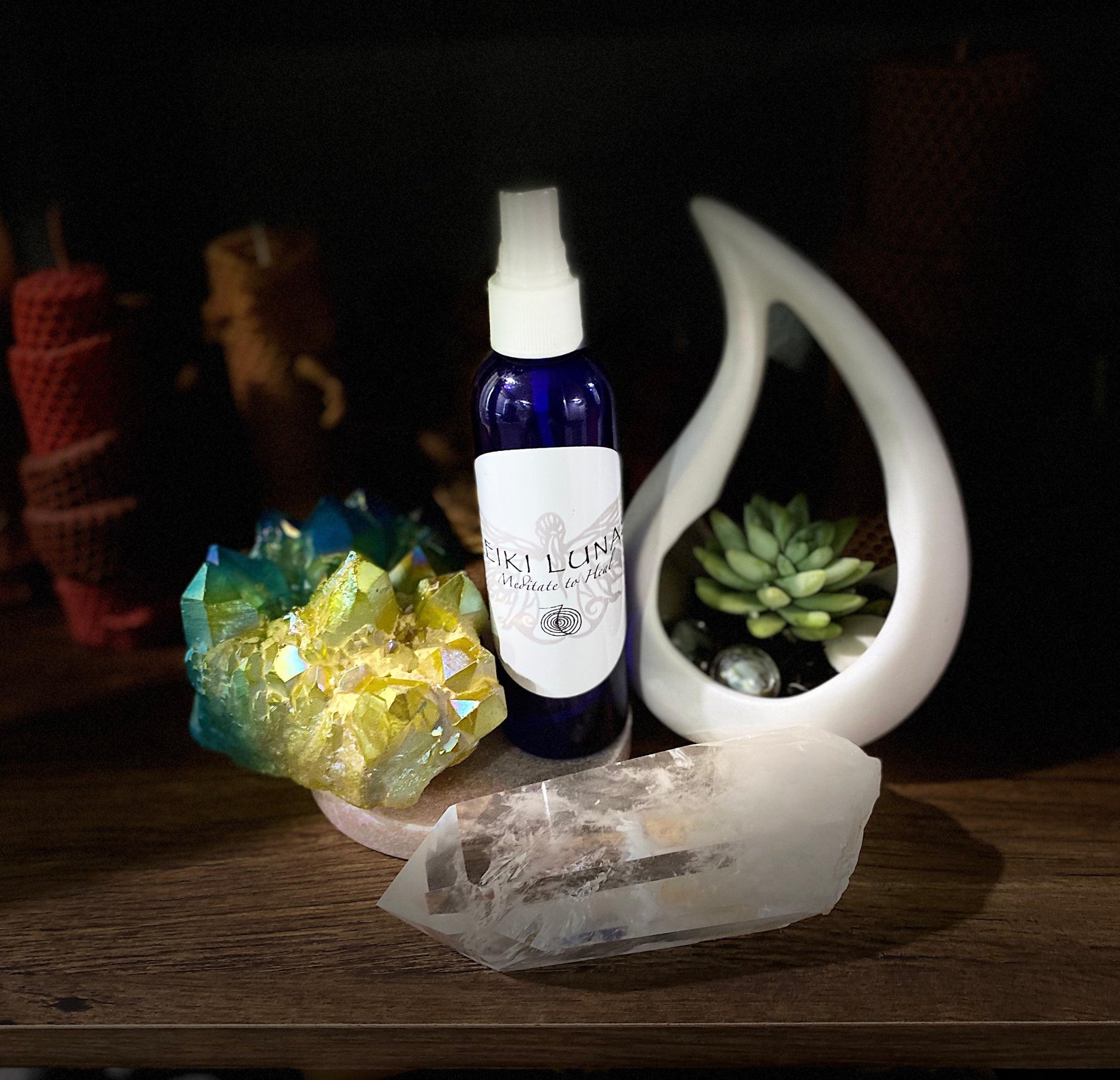 White Sage Smudging Spray Reiki Charged - Blu Lunas Shoppe